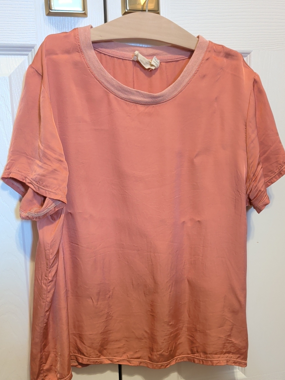 Women’s Short Sleeve Crewneck Top - Dusty Rose